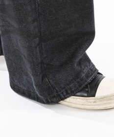 WEGO 【ユニセックス着用ITEM】スーパーバギーダーティデニムパンツ