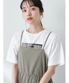 earth music&ecology ストレッチキャミワンピース