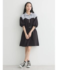 earth music&ecology ハーフＺＩＰミニワンピース