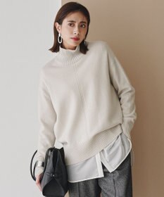 ICB サテンラッセルコンビ カットソー オフホワイト