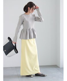 Te chichi ストレッチジョーゼットナロースカート《2026 spring catalog item》