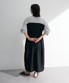 Green Parks シャーリングドッキングワンピース