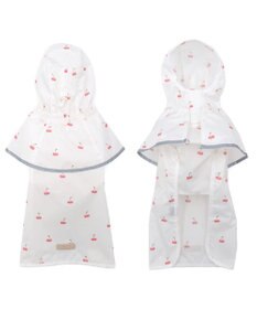 PET PARADISE ペットパラダイス ケープ付き レインコート 《チェリー》 小型犬