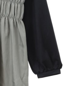 Green Parks シャーリングドッキングワンピース