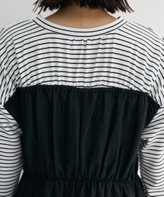 Green Parks シャーリングドッキングワンピース