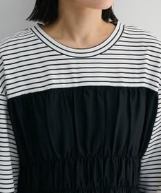 Green Parks シャーリングドッキングワンピース