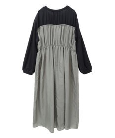 Green Parks シャーリングドッキングワンピース