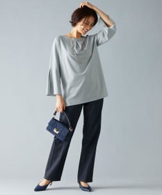 自由区 S 【洗える】エッセンシャルポンチクルーネック カットソー