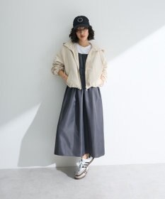 Green Parks シャーリングドッキングワンピース