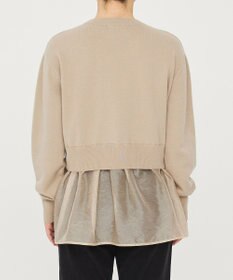 uncrave ウール ナイロン ペプラム ニット（uncrave STANDARD）