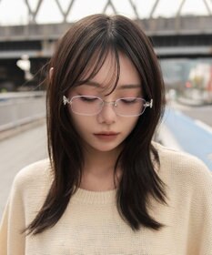 WEGO チャームリムレスアイウェア