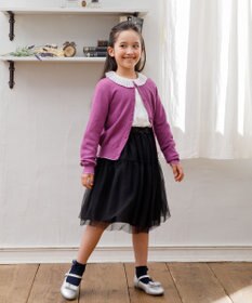 組曲 KIDS 【110-140㎝】プリーツカラー ブラウス