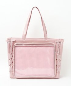 WEGO 【痛バ＆推し活グッズ】レースアップフレーム痛バッグL