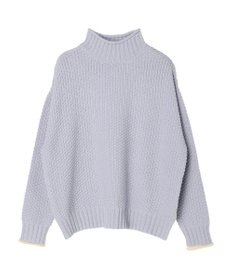 Green Parks 袖ラインカノコ編みニットプルオーバー