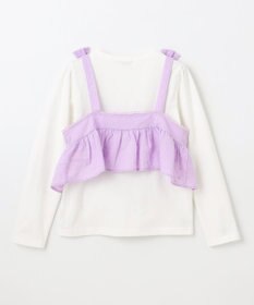 ANY KIDS キャミソール付き 長袖Tシャツ