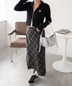 WEGO ワンポイントデザインWZIPトップス