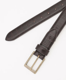 JOSEPH ABBOUD 【日本製】シャイニークロコ ベルト