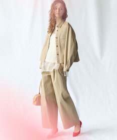 23区 S 【先行予約】ストレッチギャバ チノ ワイド パンツ