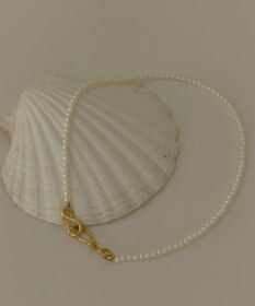 Phoebe 【金属アレルギー対応】クラスプパールネックレス