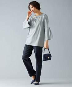 自由区 S 【洗える】エッセンシャルポンチクルーネック カットソー