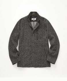 JOSEPH ABBOUD 【洗える】ツィーディーフリース ブルゾン