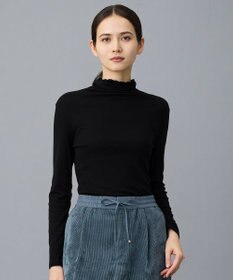 自由区 L ベアテレコボトルネック カットソー