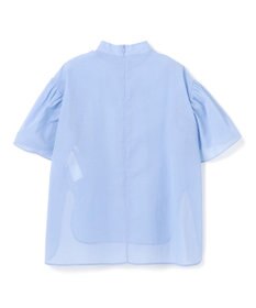 BEIGE， 【洗える】PLUMERIA / コットンシアーパフスリーブブラウス