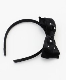 ビジュー付き ベロアリボンカチューシャ / ANY KIDS