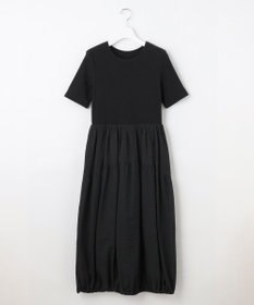 23区 L 【SLOW/一部店舗限定】コットンローンウェーブ バルーン ワンピース