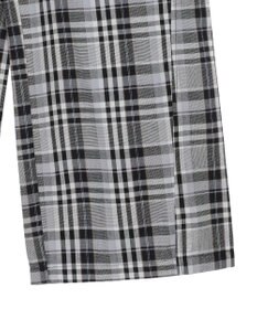 Green Parks 綿麻混イージーワイドパンツ