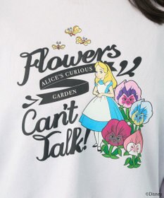 earth music&ecology ふしぎの国のアリス／ショート丈スウェット