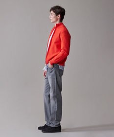 J.PRESS MEN 【KING SIZE】ハイツイストヘリンボン フルジップカーディガン