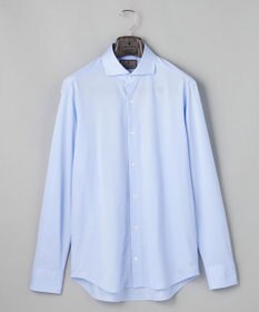 GOTAIRIKU 【ストレッチ/洗える】Albini ジャージ シャツ_ カッタウェイカラー