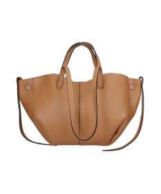 INTER-CHAUSSURES 【ANDREA CARDONE】センターシームレザーハンドバッグ