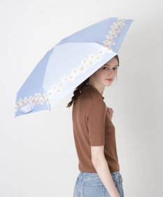 MOONBAT 【WEB限定/遮光率100%】晴雨兼用折りたたみ日傘 ポール&ジョー(PAUL & JOE ACCESSOIRES)クリザンテーム/バイカラー 雨の日OK 遮熱 簡単開閉 UV 晴雨兼用