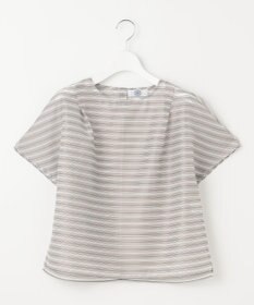 J.PRESS LADIES L シアーボーダーツイン カットソー