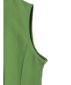 Green Parks AnriettMusee ノースリーブタックペプラムブラウス