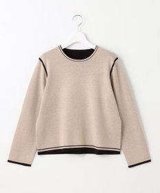 自由区 L 【ご好評につきWEBのみ新色追加/洗える/マルチウェイ】リバーシブルニット セットアップ