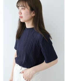 Green Parks プリーツ５分袖プルオーバー