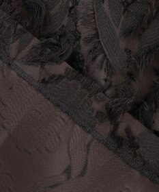 ICB 【洗える】 ヘアリーシアージャカード ブラウス