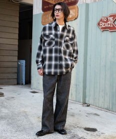 WEGO 【ユニセックス着用ITEM/ウエストゴム】ユルフィットデニムイージーパンツ