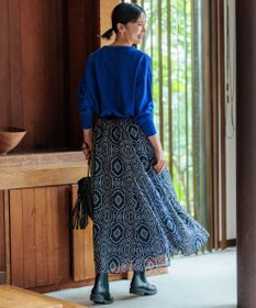 23区 【洗える】ウールコットンストレッチ オーバーサイズ ニット