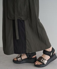 YECCA VECCA 【UVカット/接触冷感/遮熱】COOLカーゴロングスカート