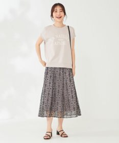 ANY SIS フレンチスリーブロゴ スウェット