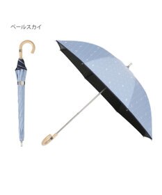 MOONBAT POLO RALPH LAUREN（ポロ ラルフローレン）晴雨兼用日傘 ドット 長傘 遮光率100％ 遮熱 UV