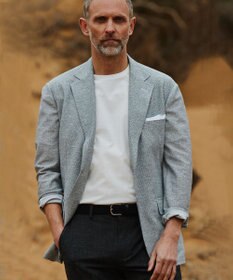 GOTAIRIKU 【吸水速乾/ウォッシャブル】ノルマンディーリネン カーディガンジャケット（24年モデル）