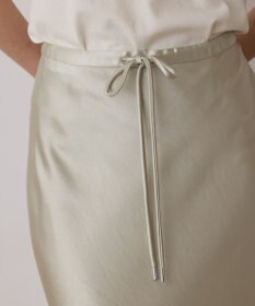 GRACE CONTINENTAL サテンストレッチイージースカート