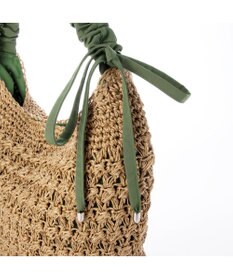 UNBILLION カシュカシュ cachecache / ドロストギャザーハンドル柄編2wayトート