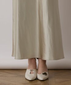 GRACE CONTINENTAL サテンストレッチイージースカート