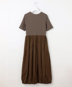 23区 【SLOW/一部店舗限定】コットンローンウェーブ バルーン ワンピース